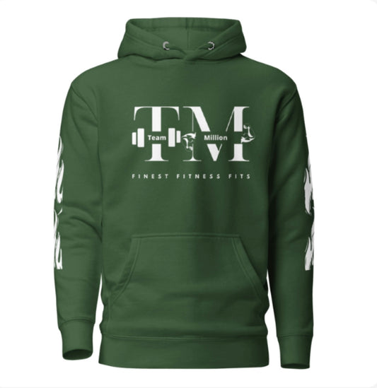 Fitted Green Hoodie